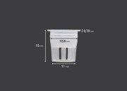 Regulator protoka - plastični odvod (PE) - prečnik 12,5 mm - 12 kom-