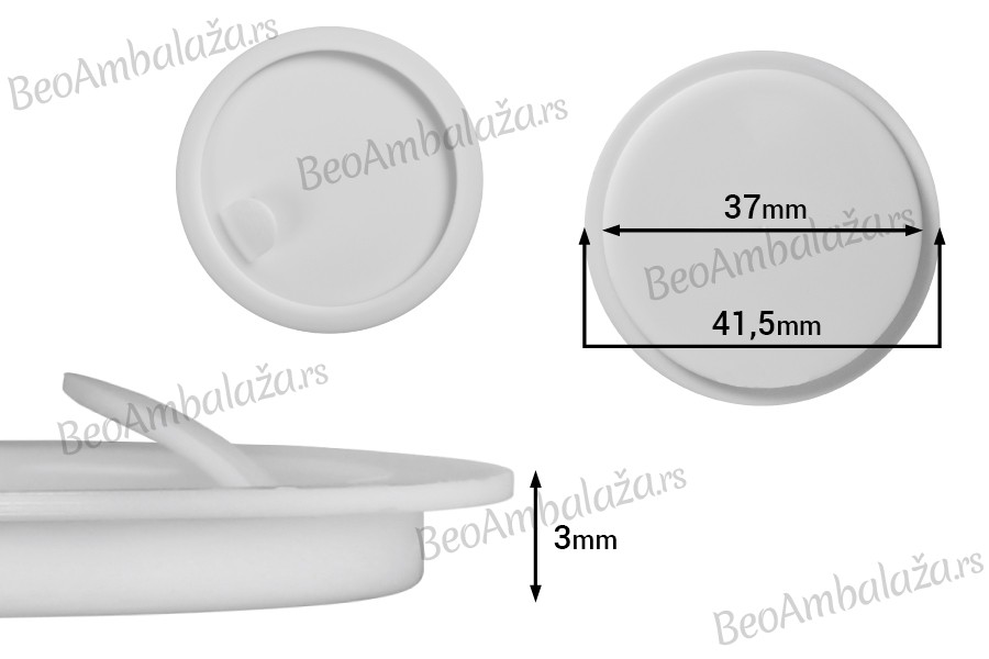 Plastični (PE) međupoklopac 41,5 mm, za teglicu 14-141