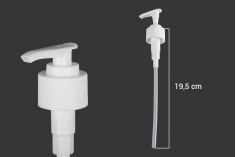 Plastična bela pumpica 28/410 za kreme ili šampone sa zaštitnim mehanizmom