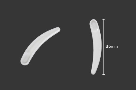 Plastična bela PE spatula 35mm za kreme - 24 kom-slika_proizvoda