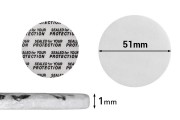 Zaptivke 51mm za staklene teglice (lepe se pod pritiskom) - 50kom