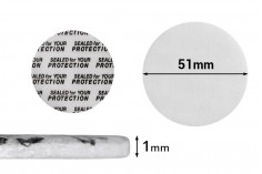 Zaptivke 51mm za staklene teglice (lepe se pod pritiskom) - 50kom
