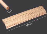 Ratan štapići 3x250 mm za osveživač prostora - 100 kom Ratan štapići 3x250 mm za osveživač prostora - 100 kom