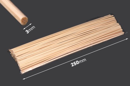 Ratan štapići 3x250 mm za osveživač prostora - 100 kom-2