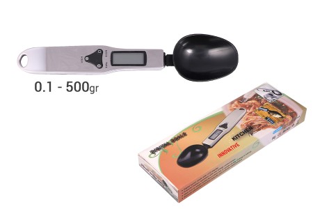 Digitalna kuhinjska vaga- kašika sa LCD ekranom ( 1-500gr)-dimenzije_slike
