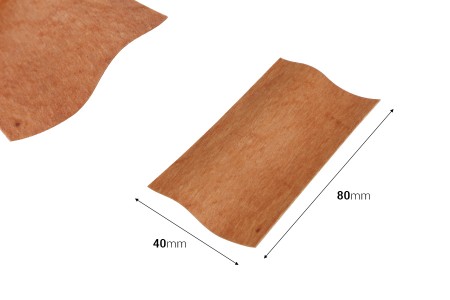Drveni fitilj 40x80 mm sa metalnom osnovom za sveće - 25 kom-2