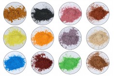 Prirodni pigmenti (prirodni liskun) - pakovanje od 24 boje (3 gr/boja)