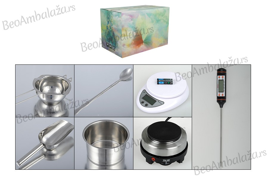 Set alata za izradu sveća (7 kom)