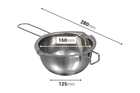 Posuda od nerđajućeg čelika (Inox) za Bain-Marie 600mL-dimenzije_slike