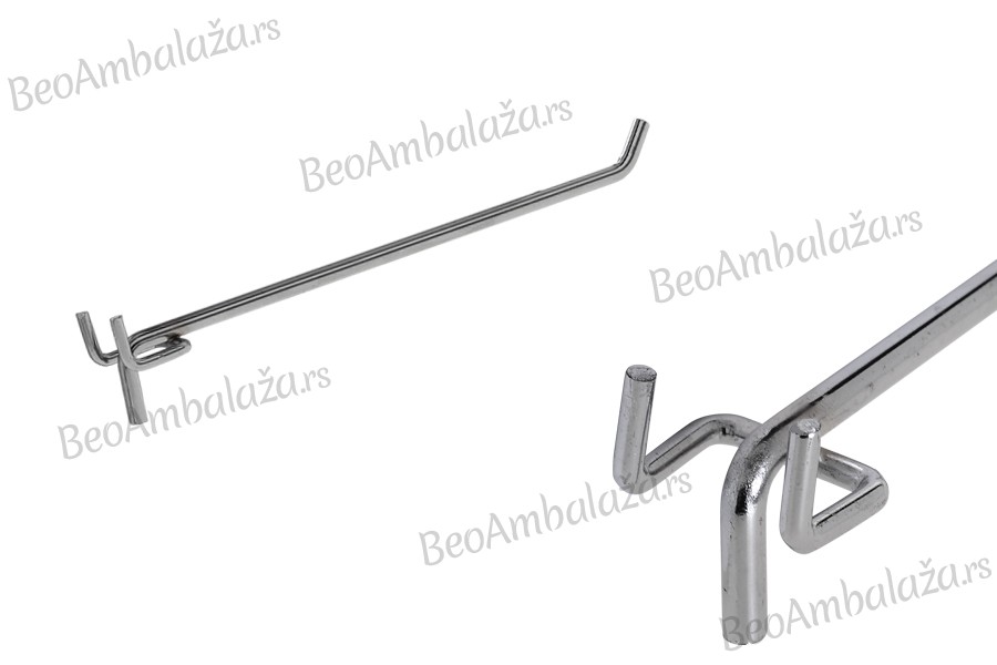 Metalna kukica 200mm za izlaganje proizvoda - 20 kom