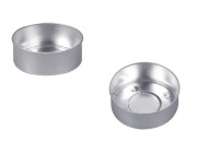 Aluminijumski okrugli držač za svećice 37x14 mm - 100 kom Aluminijumski okrugli držač za svećice 37x14 mm - 100 kom