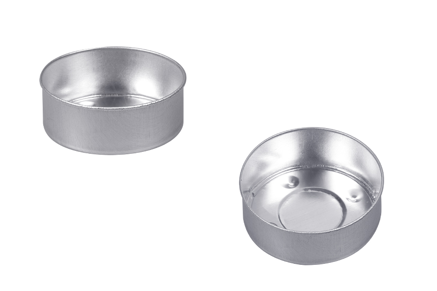 Aluminijumski okrugli držač za svećice 37x14 mm - 100 kom Aluminijumski okrugli držač za svećice 37x14 mm - 100 kom