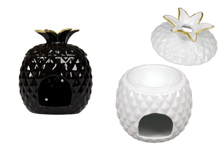 Keramički osveživač prostora za svećice i aromatična ulja u obliku ananasa-slika_proizvoda