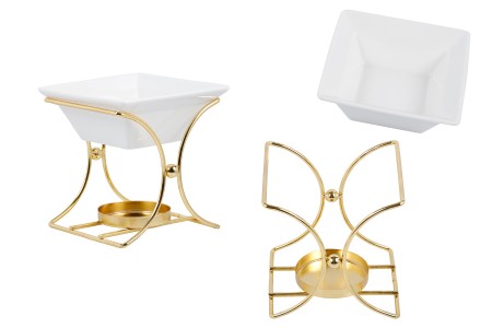 Četvrtasti metalni osveživač prostora sa keramičkom posudom za voskove i ulja-slika_proizvoda