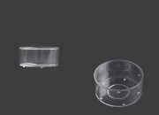 Plastični providni držač za svećice - 20 kom Plastični providni držač za svećice - 20 kom