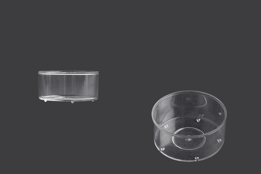Plastični providni držač za svećice - 20 kom Plastični providni držač za svećice - 20 kom