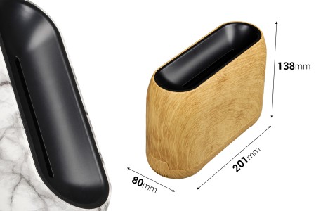 Aromaterapijski uređaj sa ultrazvučnom tehnologijom i vizuelnim efektom plamena-grupa_slika