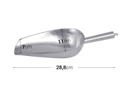 Lopatica od nerđajućeg čelika - dužina 28,8 cm-grupa_slika