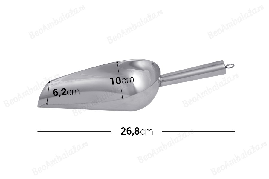 Lopatica od nerđajućeg čelika - dužina 26,8 cm-grupa_slika
