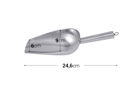 Lopatica od nerđajućeg čelika - dužina 24,6 cm-grupa_slika