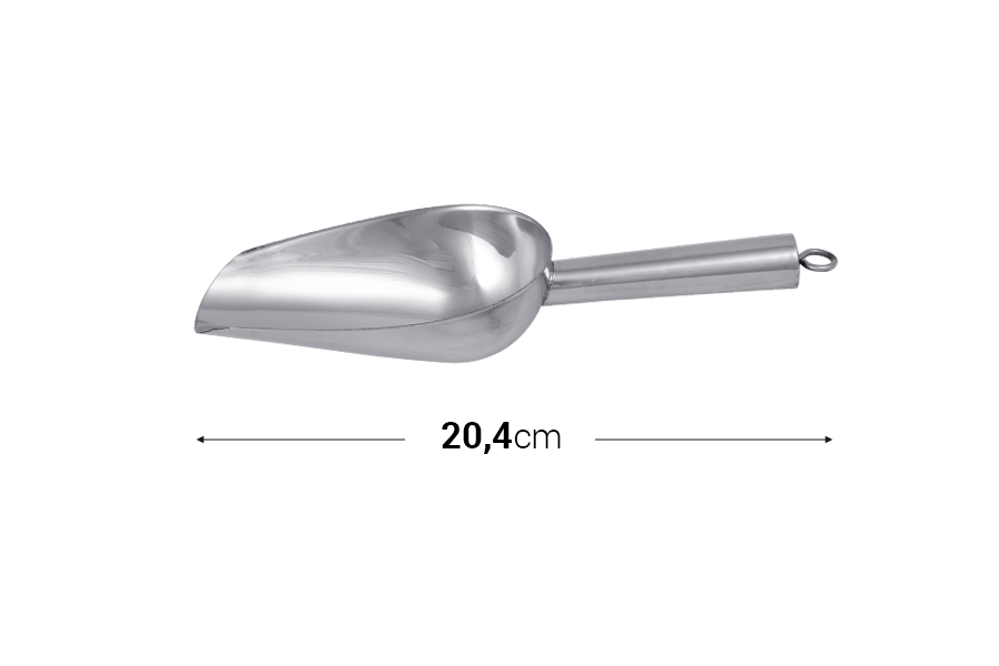 Lopatica od nerđajućeg čelika - dužina 20,4 cm Lopatica od nerđajućeg čelika - dužina 20,4 cm