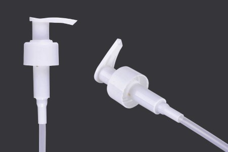 Plastična bela pumpica PP28 za kreme, šampone ili losione sa sigurnosnim mehanizmom-dimenzije_slike