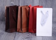 Papirna plastificirana kesa 110x60x200mm sa ručkicama od tila širine 2cm, više boja - 20 kom Papirna plastificirana kesa 110x60x200mm sa ručkicama od tila širine 2cm, više boja - 20 kom