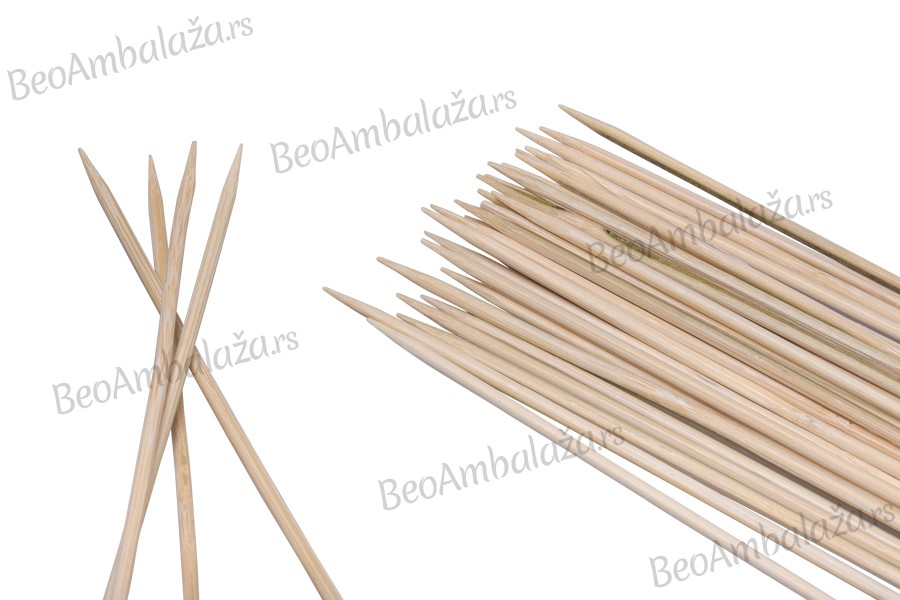 Бамбоо ражњи - штапови 250 к 3 мм Паковање (100Пцс / Баг)