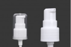 Plastična bela pumpica PP20 sa providnim zatvaračem