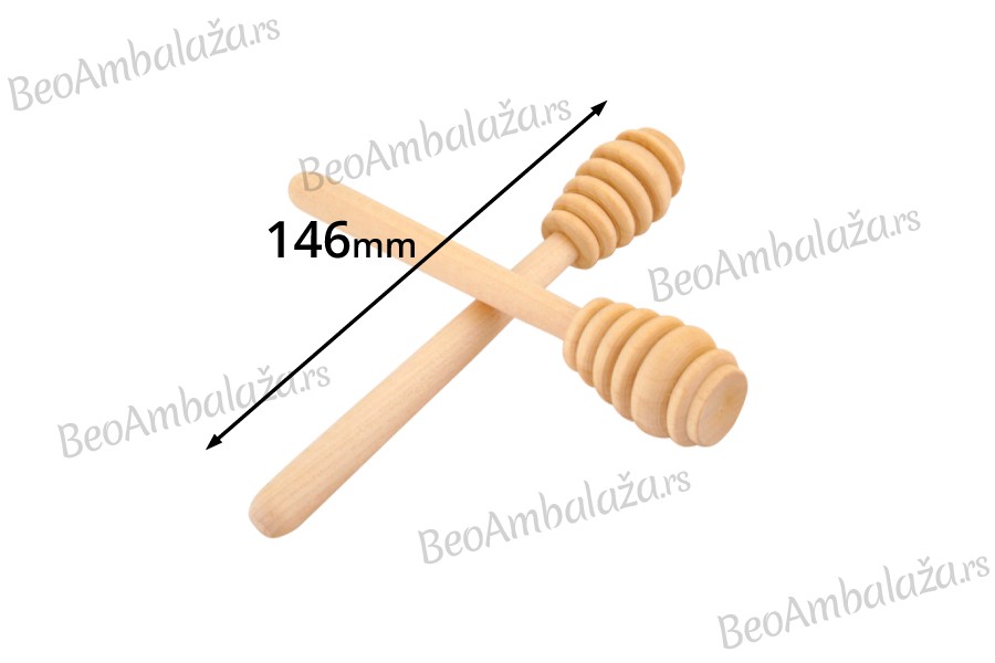 Drvena kašika za med 14 cm - 25 kom