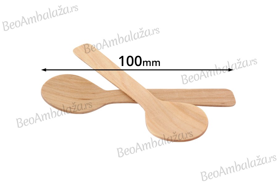Kašičice od bambusa 10 cm - 100 kom