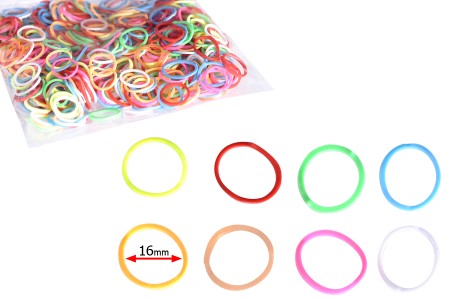 Višebojne gumice prečnika 16 mm - paket od oko 500 kom-1