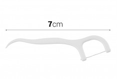 Konac za zube sa ručkicom dužine 7cm - pakovanje 360kom ( 12 kutijca po 30kom)