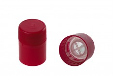 Jednokratni plastični crveni guala zatvarač sa kuglicom