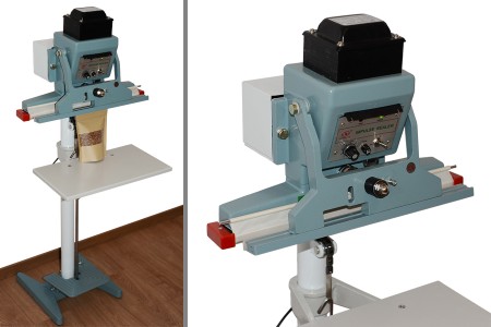 Podna vertikalna mašina za termičko zatvaranje kesa i DoyPack kesica – dužina lepljenja 45 cm-dimenzije_slike