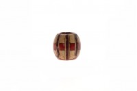 Drvene oslikane perlice 14x15 mm
