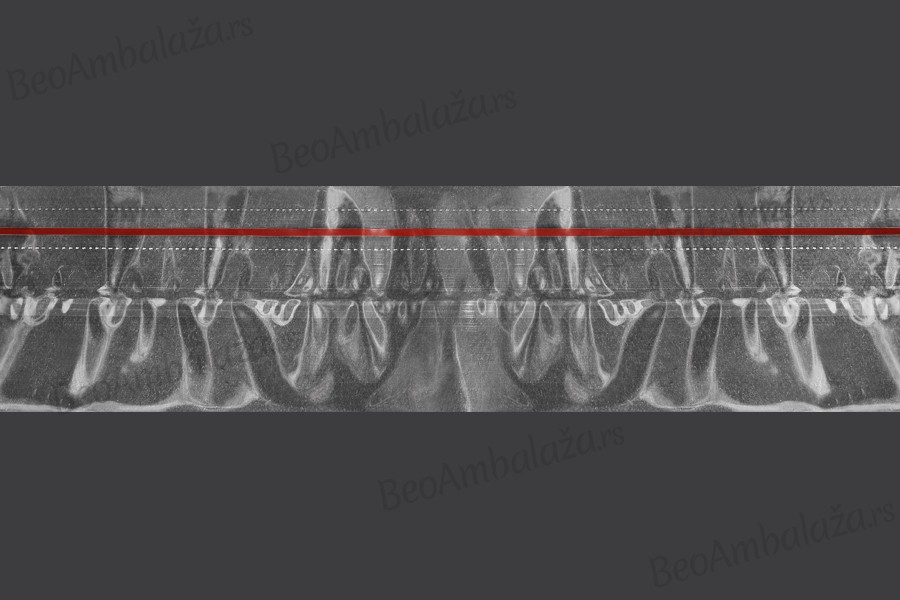 Termoskupljajuća plastična providna folija širina 65,8 mm - dužina metar (f 40)