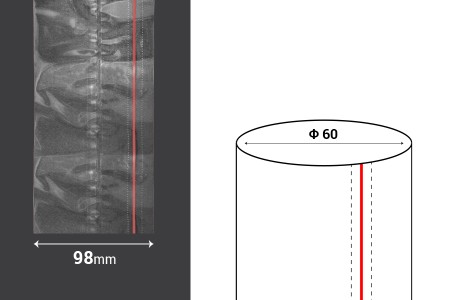 Termoskupljajuća plastična providna folija širina 98 mm - dužina metar (f 60)-4