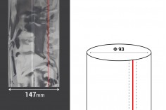 Termoskupljajuća plastična providna folija širina 147 mm - dužina metar (f 93)