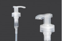 Plastična pumpica 28/400 sa zaštitinim mehanizmom, za šampone ili kreme
