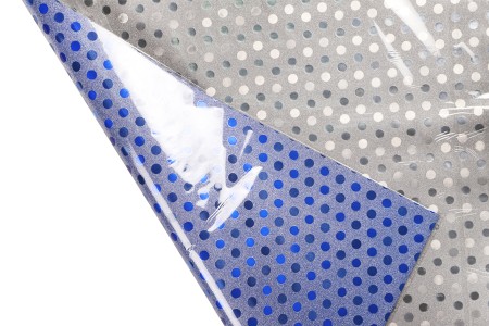 Sjajni celofan za uvijanje 50x70 cm sa tačkicama, više boja - 20 kom-dimenzije_slike