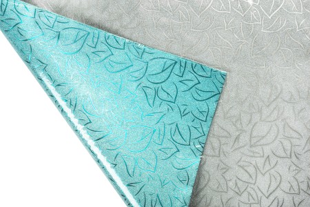 Sjajni celofan za uvijanje 50x70 cm sa listićima, više boja - 20 kom-grupa_slika