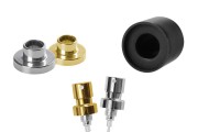 Aluminijumski sprej sa sigurnosnim Crimp zatvaranjem 15mm i magnetnim poklopcem, u dve boje