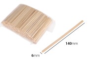Drveni štapići 140x6x1,4 mm – pakovanje od 1000 komada Drveni štapići 140x6x1,4 mm – pakovanje od 1000 komada
