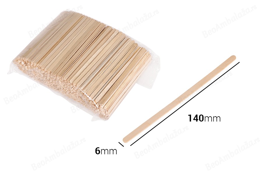 Drveni štapići 140x6x1,4 mm – pakovanje od 1000 komada-dimenzije_slike