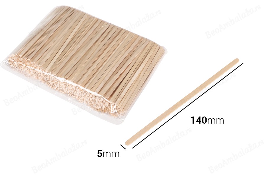 Drveni štapići 140x5x1 mm – pakovanje od 1000 komada-dimenzije_slike