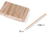 Drveni štapići 110x5x1 mm – pakovanje od 1000 komada Drveni štapići 110x5x1 mm – pakovanje od 1000 komada