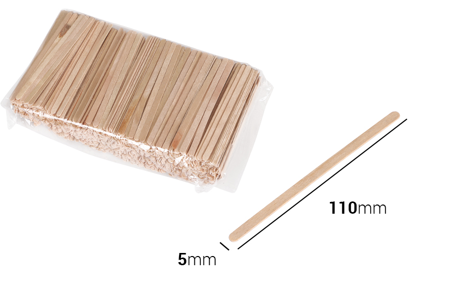 Drveni štapići 110x5x1 mm – pakovanje od 1000 komada Drveni štapići 110x5x1 mm – pakovanje od 1000 komada