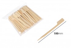 Štapići od bambusa 100 mm za ketering – pakovanje od 100 komada