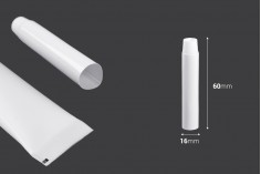 Plastična tuba 5 ml sa unutrašnjom aluminijumskom oblogom i navojnim zatvaračem – 12 komada